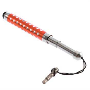 Mini Telescopic Capacitive Stylus Pen (Open Box - Excellent) - Orange