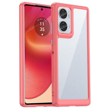 Motorola Edge 50 Fusion Anti-Shock Hybrid Case - Red