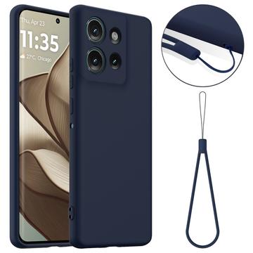 Motorola Edge 50 Liquid Silicone Case - MagSafe Compatible - Dark Blue
