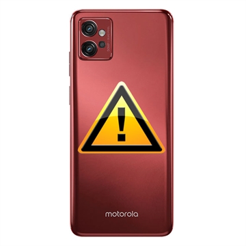 Motorola Moto G32 Battery Cover Repair - Red