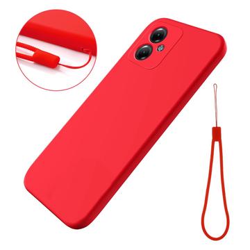 Motorola Moto G64 Liquid Silicone Case - Red