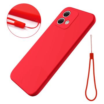 Motorola Moto G84 Liquid Silicone Case - Red