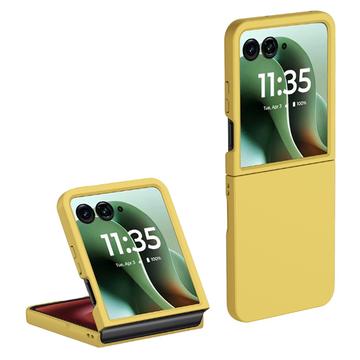 Motorola Razr 60 Ultra Rubberized Plastic Case - Yellow