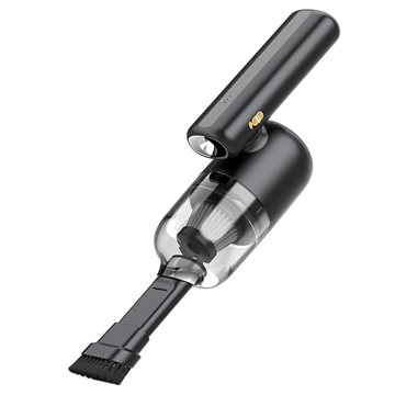 Multifunctional Vacuum Cleaner with Flashlight F16 - Black