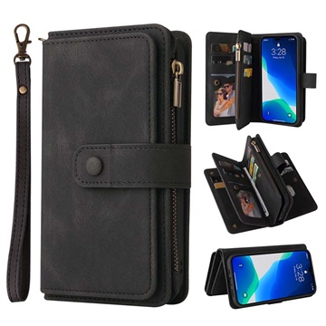 Multipurpose Series iPhone 14 Pro Max Wallet Case - Black