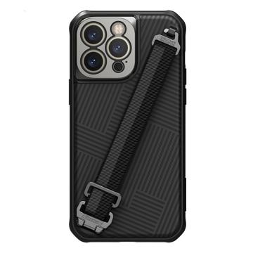 Nillkin Strap Magnetic iPhone 14 Pro Max Hybrid Case - Black