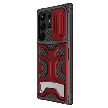 Nillkin Adventurer Pro Samsung Galaxy S23 Ultra 5G Hybrid Case - Red