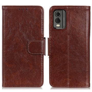 Nokia C32 Elegant Series Wallet Case - Brown