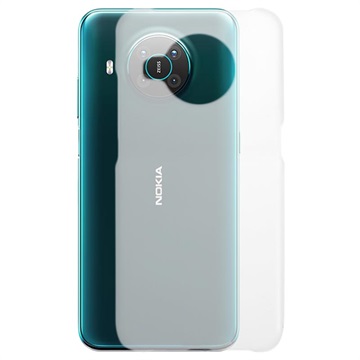 Nokia X10/X20 Rubberized Plastic Case - Transparent