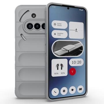 Nothing Phone (3a) Rugged TPU Case - Light Grey