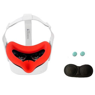 Oculus Quest 2 VR 3-in-1 Facial Interface Set - Red