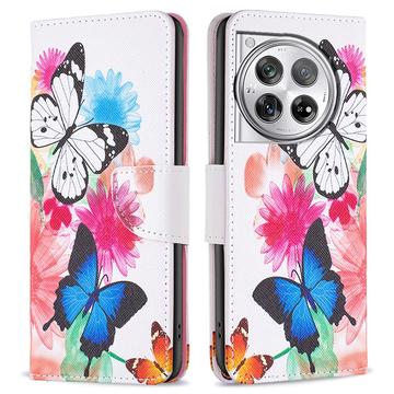 OnePlus 12 Wonder Series Wallet Case - Butterflies