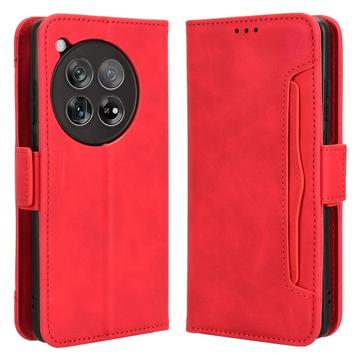 OnePlus 12R/Ace 3 Cardholder Series Wallet Case - Red