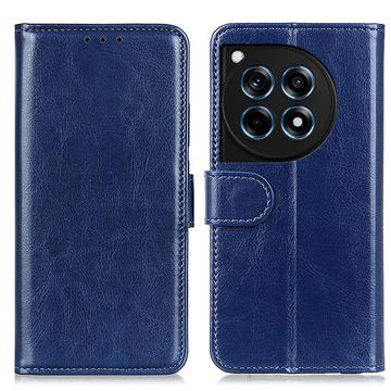 OnePlus 12R/Ace 3 Wallet Case with Magnetic Closure - Blue