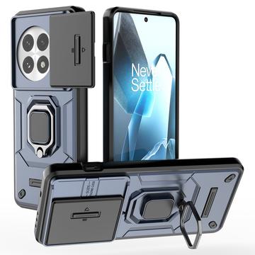 OnePlus 13 Rotary Ring Hybrid Case with Camera Shield - Blue