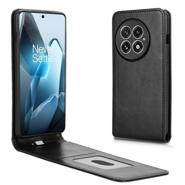 OnePlus 13 Vertical Flip Case with Card Slot - Black