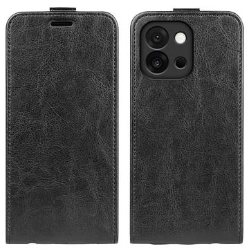 OnePlus 13T Vertical Flip Case with Card Slot - Black