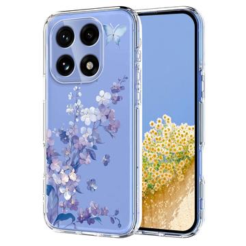 OnePlus 15 Floral Pattern TPU Case - Purple