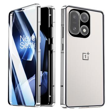 OnePlus 15 Magnetic Case with Tempered Glass - Silver