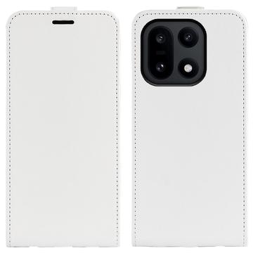 OnePlus 15 Vertical Flip Case with Card Slot - White