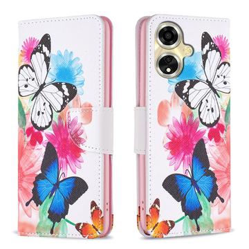 Oppo A59 Wonder Series Wallet Case - Butterflies