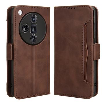 Oppo Find X7 Ultra Cardholder Series Wallet Case - Brown