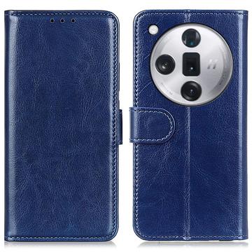 Oppo Find X7 Ultra Wallet Case with Magnetic Closure - Blue