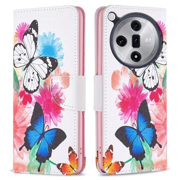 Oppo Find X7 Ultra Wonder Series Wallet Case - Butterflies