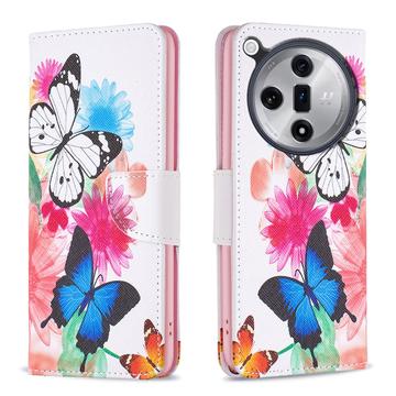 Oppo Find X7 Wonder Series Wallet Case - Butterflies