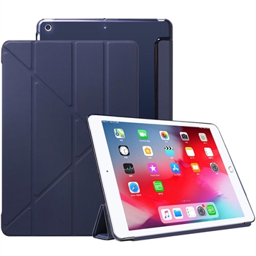 iPad 10.2 2019/2020/2021 Origami Stand Folio Case - Dark Blue