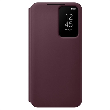 Samsung Galaxy S22+ 5G Smart Clear View Cover EF-ZS906CEEGEE - Burgundy