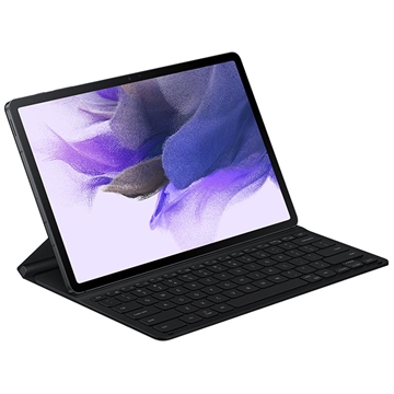 Samsung Galaxy Tab S8+/S7+/S7 FE Book Cover Keyboard Slim EF-DT730UBEGEU (Bulk Satisfactory) - Black