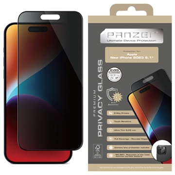 iPhone 15 Panzer Premium Full-Fit Privacy Screen Protector