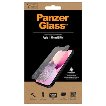 Photos - Screen Protect PanzerGlass AntiBacterial iPhone 13 Mini Screen Protector 