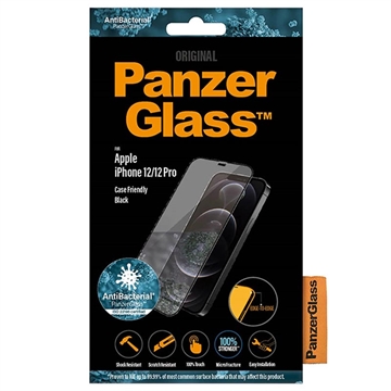 iPhone 12/12 Pro PanzerGlass Case Friendly Screen Protector - Black Edge