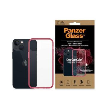 iPhone 13 Mini PanzerGlass ClearCase Antibacterial Case - Red / Clear