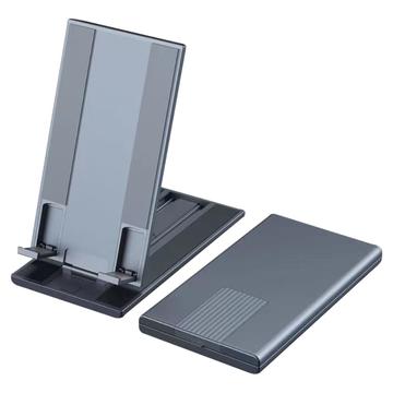 Universal Multi-Angle Desktop Holder for Smartphone/Tablet - Black