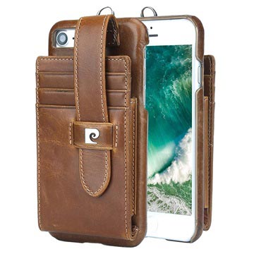 iPhone 7/8/SE (2020)/SE (2022) Pierre Cardin Leather Case - Brown