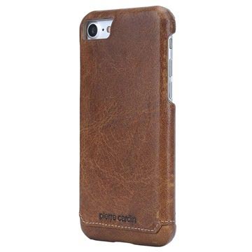 iPhone 7/8/SE (2020)/SE (2022) Pierre Cardin Leather Coated Case - Brown
