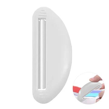 Plastic Tube Squeezer Dispenser for Toothpaste/Sunscreen/Hand Cream - White