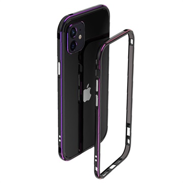 Polar Lights Style iPhone 12 Mini Metal Bumper (Open Box - Excellent) - Black / Purple