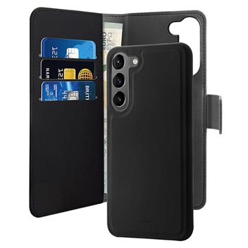 Photos - Case PURO 2-in-1 Samsung Galaxy S23+ 5G Magnetic Wallet  - Black 