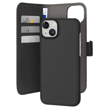 Photos - Case PURO iPhone 15 Plus  2-in-1 Magnetic Wallet  - Black 