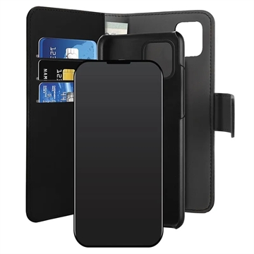Puro 2-in-1 Magnetic iPhone 12 Pro Max Wallet Case (Open-Box Satisfactory) - Black