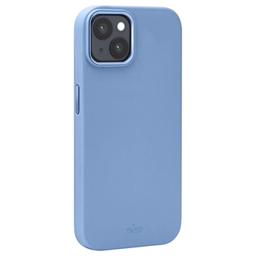 iPhone 15 Plus Puro Icon Mag Pro Silicone Case - Blue