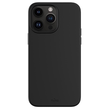 Photos - Case PURO Icon iPhone 14 Pro Max Silicone  - Black 