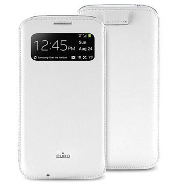Puro View Case - Samsung Galaxy S4 i9500, i9502, i9505 - White