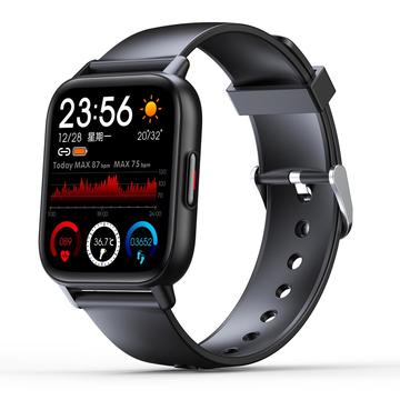 QS16 Pro Waterproof Smartwatch - Bluetooth 5.0, 1.69 - Black
