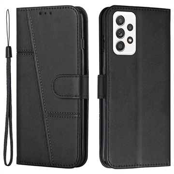 Samsung Galaxy A32 (4G) Quilted Series Wallet Case with Stand - Black