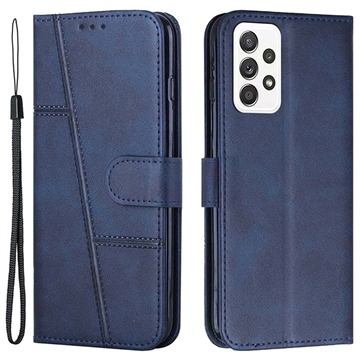 Samsung Galaxy A32 (4G) Quilted Series Wallet Case with Stand - Blue